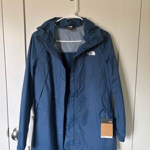 The North Face Women's Light Blue Mesh-Lined Jacket